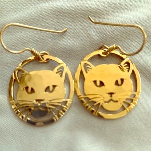 Wild Bryde Circular Cat Earrings